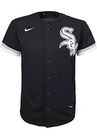 Nike White Sox Boys Black Alt Replica Baseball Jersey