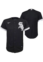 Nike White Sox Boys Black Alt Replica Baseball Jersey