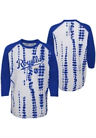 Kansas City Royals Youth Blue Luv The Game Long Sleeve Fashion T-Shirt