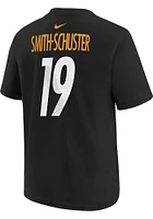 JuJu Smith-Schuster  Pittsburgh Steelers Boys Black NN Short Sleeve T-Shirt
