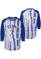 Texas Rangers Youth Blue Luv The Game Long Sleeve Fashion T-Shirt