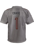 Ja'Marr Chase Cincinnati Bengals Youth Grey Nike Atmosphere Football Jersey