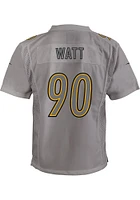 TJ Watt Pittsburgh Steelers Youth Grey Nike Atmosphere Football Jersey