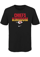 Nike Kansas City Chiefs Youth Black Local Split Short Sleeve T-Shirt