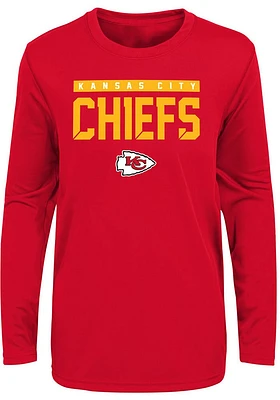 Kansas City Chiefs Youth Red Training Camp Long Sleeve T-Shirt