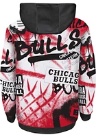 Chicago Bulls Boys Black Spray Ball Long Sleeve Hooded Sweatshirt