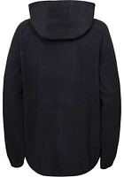 Chicago Bulls Boys Black Paint The Court Hooded Long Sleeve Qtr Zip