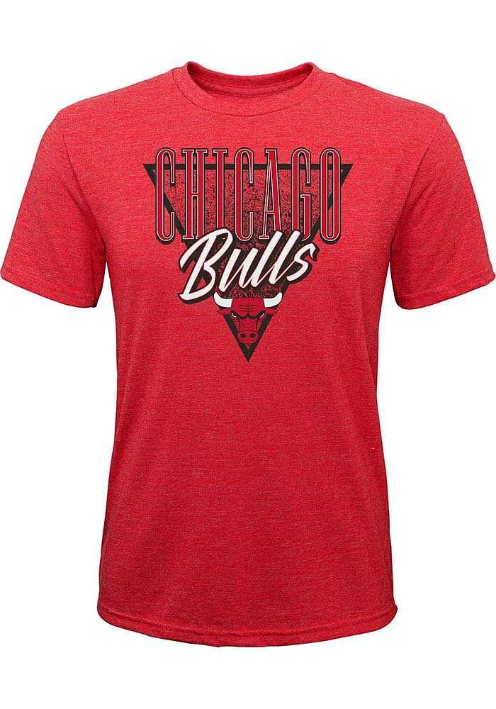 Chicago Bulls Youth Red Victory Short Sleeve Fashion T-Shirt