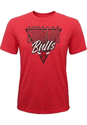Chicago Bulls Youth Red Victory Short Sleeve Fashion T-Shirt