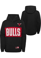 Chicago Bulls Youth Black Pole Position Long Sleeve Hoodie
