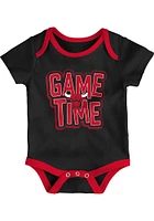 Chicago Bulls Baby Red Game Time 3PK One Piece