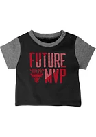 Chicago Bulls Infant Red Putting Up Numbers 3PK SS Set Top and Bottom
