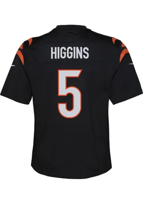 Tee Higgins Cincinnati Bengals Youth Black Nike Home Football Jersey