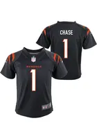 Ja'Marr Chase Cincinnati Bengals Baby Black  Home Football Jersey