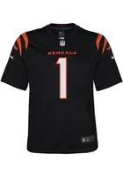 Ja'Marr Chase Cincinnati Bengals Youth Black Nike Home Game Football Jersey