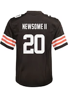 Greg Newsome II Cleveland Browns Youth Brown Nike Home Game Football Jersey
