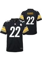 Najee Harris Pittsburgh Steelers Youth Black Nike Home Game Football Jersey