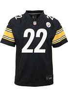 Najee Harris Pittsburgh Steelers Youth Black Nike Home Game Football Jersey