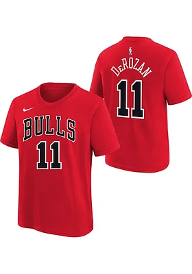 Demar DeRozan Chicago Bulls Youth Red Nike Icon NN Player Tee