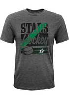 Dallas Stars Youth Grey Classico Short Sleeve Fashion T-Shirt
