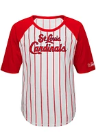 St Louis Cardinals Girls White Closer Long Sleeve T-shirt