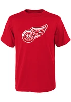 Detroit Red Wings Youth Slogan Back Short Sleeve T-Shirt
