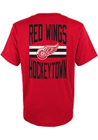 Detroit Red Wings Youth Slogan Back Short Sleeve T-Shirt