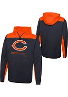 Chicago Bears Mens Orange HARD HITTER Hood