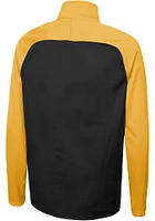 Pittsburgh Steelers Mens Black O-LINE Long Sleeve Qtr Zip Pullover
