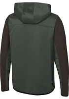 Cleveland Browns Mens Grey PRESSURE Long Sleeve Zip