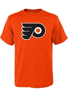 Philadelphia Flyers Youth Orange Slogan Back Short Sleeve T-Shirt