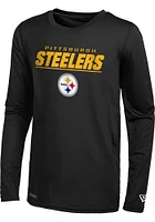 Pittsburgh Steelers Black STATED Long Sleeve T-Shirt