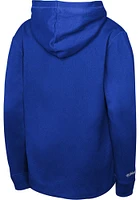 Mitchell and Ness FC Cincinnati Youth Blue Thermal Wordmark Long Sleeve Hoodie