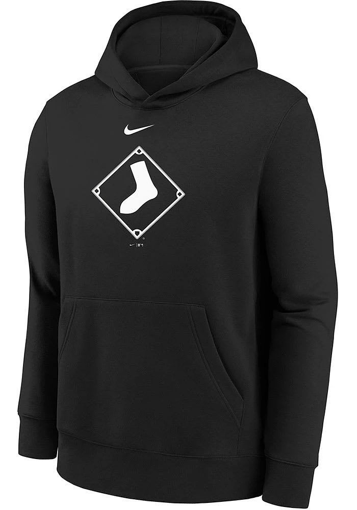Nike Chicago White Sox Youth Black Team Alt Long Sleeve Hoodie