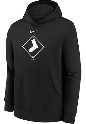 Nike Chicago White Sox Youth Black Team Alt Long Sleeve Hoodie