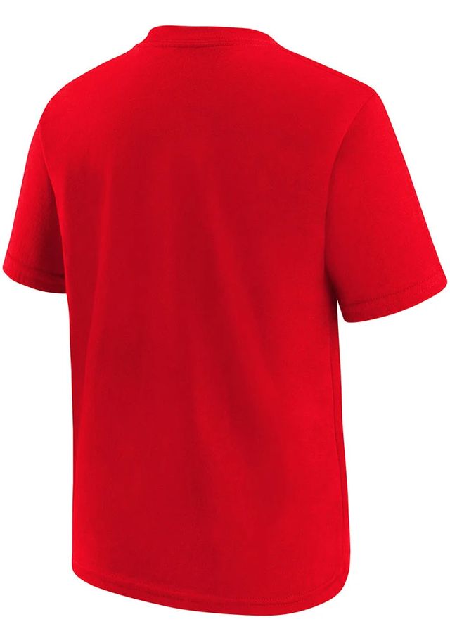 Nike Cincinnati Reds Boys Red Coop Rewind Short Sleeve T-Shirt