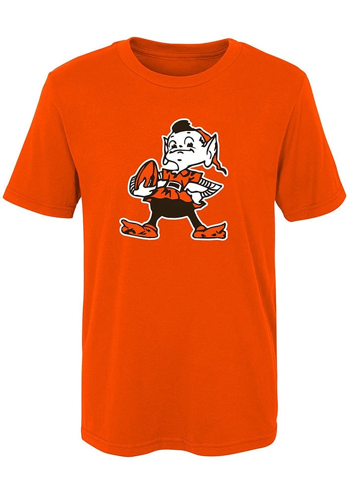Brownie Outer Stuff Cleveland Browns Boys Short Sleeve T-Shirt