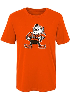 Brownie Outer Stuff Cleveland Browns Boys Short Sleeve T-Shirt