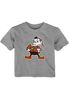 Brownie Cleveland Browns Infant Short Sleeve T-Shirt Grey