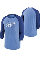 Nike Kansas City Royals Youth Light Blue Modern Arch Long Sleeve Fashion T-Shirt