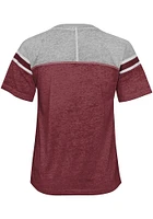 Texas A&M Aggies Girls Maroon Team Captain Short Sleeve Fashion T-Shirt
