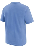 Nike St Louis Cardinals Boys Light Blue Coop Rewind Short Sleeve T-Shirt