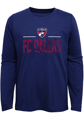 FC Dallas Youth Blue Game Winner Long Sleeve T-Shirt