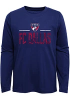 FC Dallas Youth Blue Game Winner Long Sleeve T-Shirt