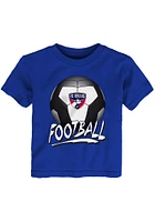 FC Dallas Toddler Blue Slogan Ball Short Sleeve T-Shirt