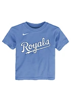 Salvador Perez Kansas City Royals Toddler Light Blue Name and Number Short Sleeve Player T Shirt