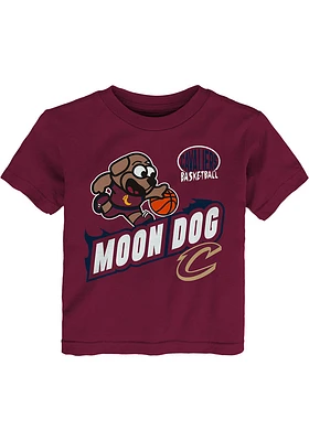 Moondog  Outer Stuff Cleveland Cavaliers Toddler Maroon Sizzle Short Sleeve T-Shirt