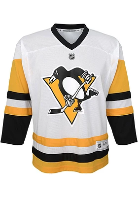 Pittsburgh Penguins Youth White Replica Away Hockey Jersey