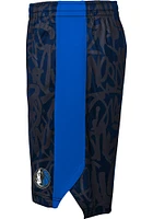 Dallas Mavericks Youth Navy Blue Scribble Dribble Shorts