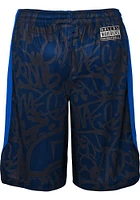 Dallas Mavericks Youth Navy Blue Scribble Dribble Shorts